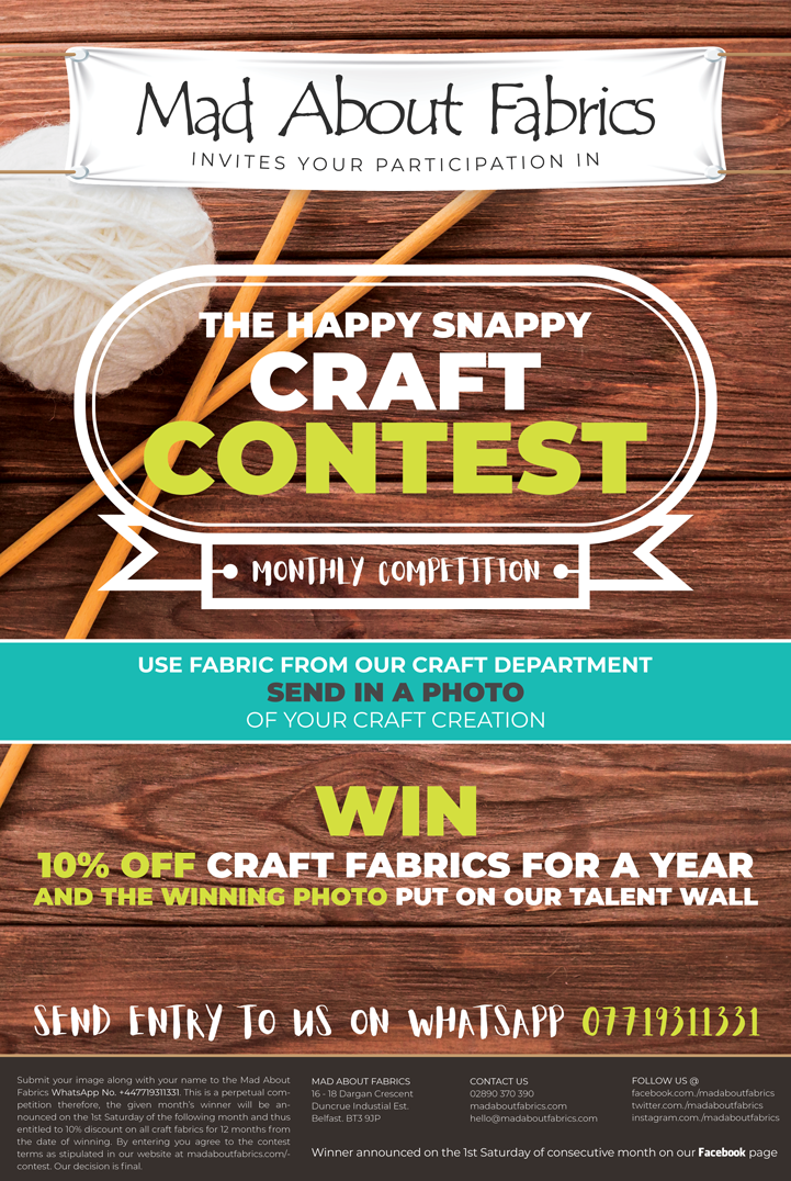 Craft-Contest-Flyer-Mad-About-Fabrics