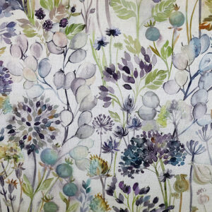 Country Hedgerow Sky Linen Voyage